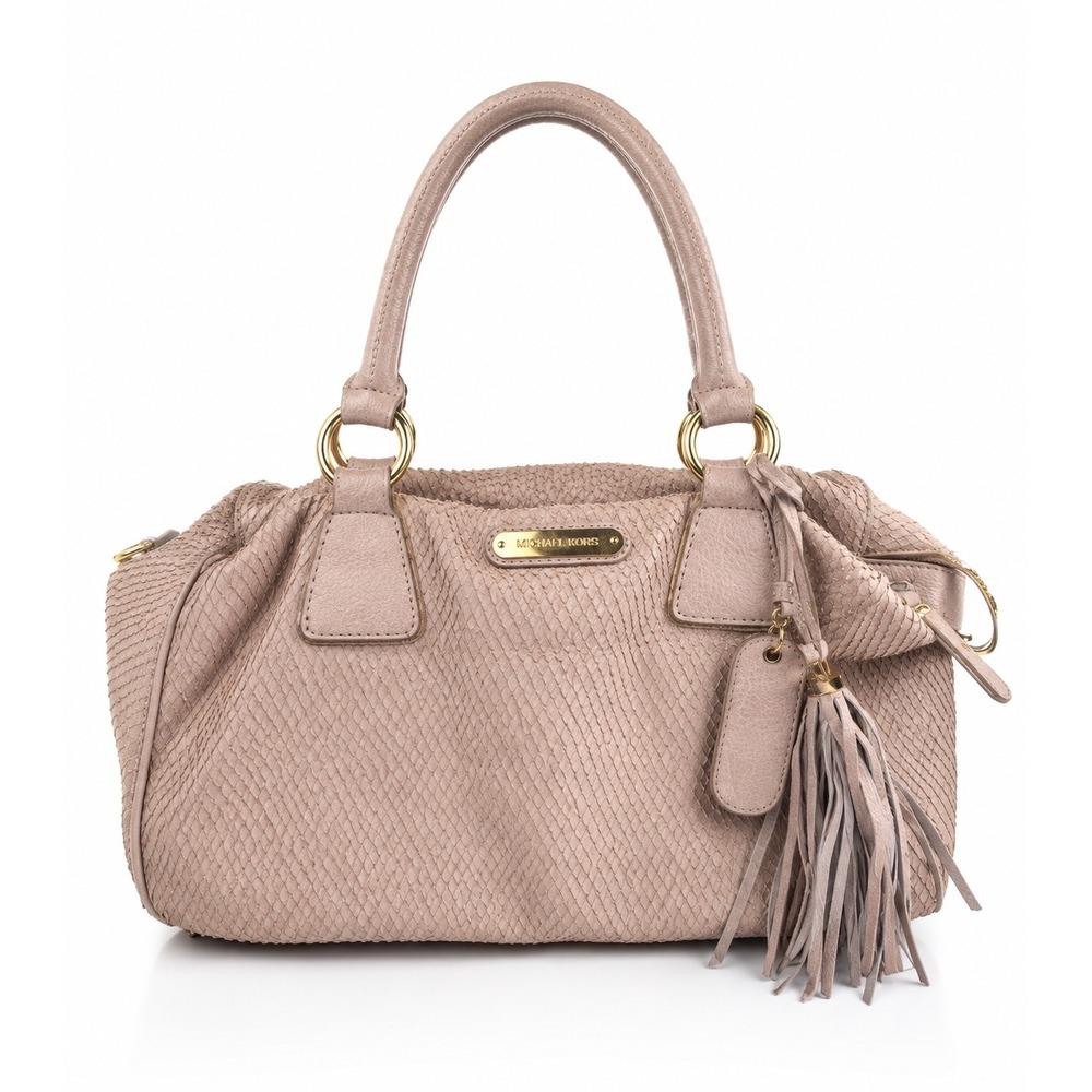 Cynthia Rowley Vintage Y2K Pink Snakeskin Python Leather Shoulder Bag